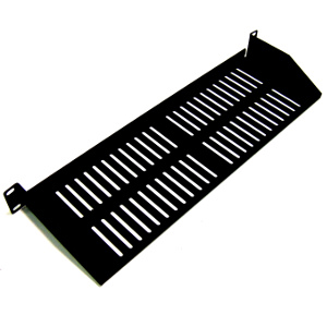 120290 - 19" Standard Low Profile Vented Rack Shelf (1.2mm)  - 6" Depth - 1U (1.75")