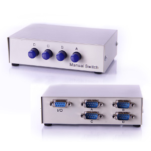 250508 - 4-Port DB9 RS232 Serial Switch