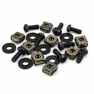 103007/50 - 12-24 Rack Screws and Cage Nuts - 50 pack