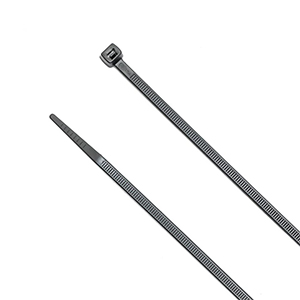 118600BK - 11-inch UV Resistant Black Multi-Purpose Zip Tie, 75-lb Tensile Strength, UL 21S Listed, 100-Pack