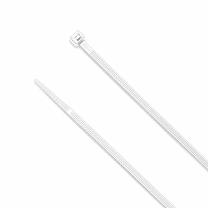 118600WH - 11-inch White Multi-Purpose Zip Tie, 75-lb Tensile Strength, UL 21S Listed, 100-Pack