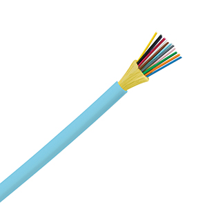 160126FT - 12-Strand OM3 Interlock Armor I/O Tight Buffer Distribution Fiber Optic Cable - Per Foot