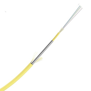 160412-SMFT - Tinifiber - 12 Fiber OS2 9/125 900um Plenum Indoor/Outdoor Armored Fiber Optic Cable - Per Foot
