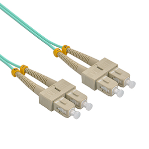 162243/3M - SC-SC OM4 Multimode Duplex Fiber Optic Jumper - 50/125 - 3 Meter