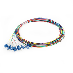 167910 - 12-Pack 3m LC/UPC Singlemode Multicolor LSZH Pigtail