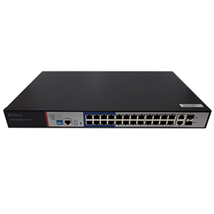 252064RM-4 - 24-Port + 2 Uplink Layer-2 POE Switch