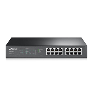 TL-SG1016PE - TP-Link - 16-Port Gigabit Smart Switch with 8-Port PoE+