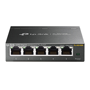 TL-SG105E - TP-LINK - 5-Port Gigabit Unmanaged Easy Smart Pro Switch