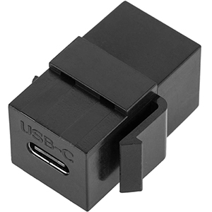 102619BK - USB 3.1 "C" Keystone Jack Insert - Black