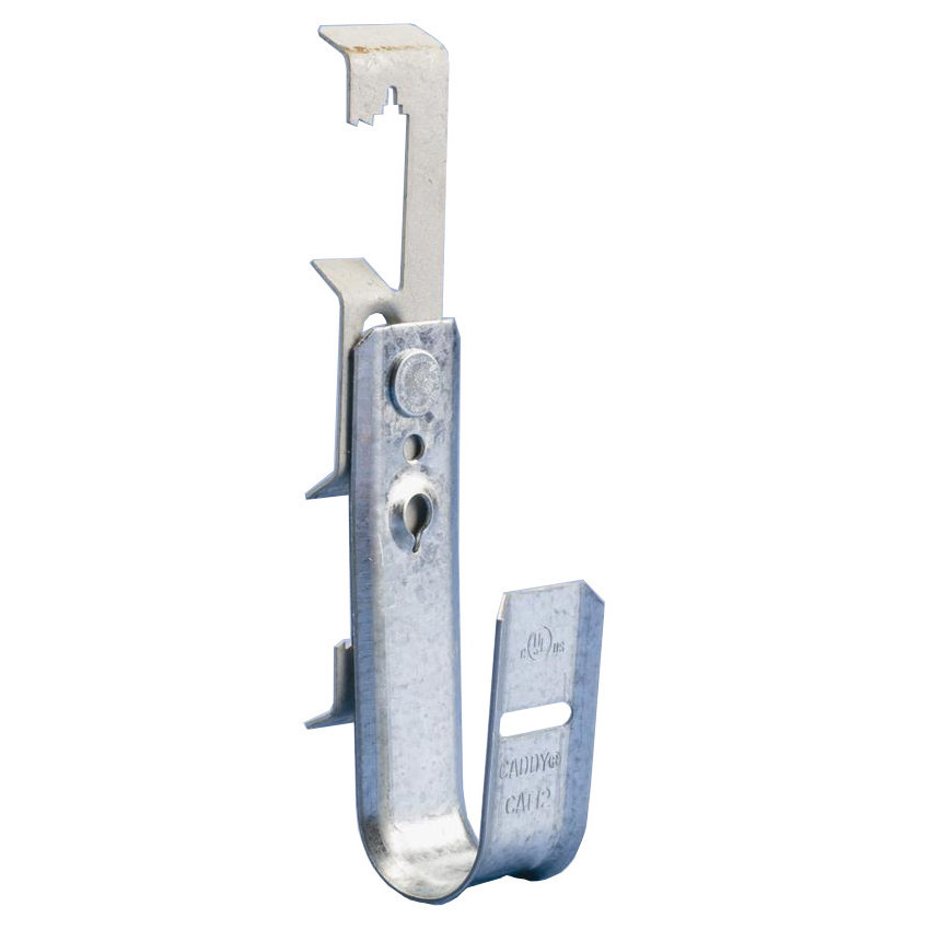 120951 - J-Hook Cable Hanger with 1/4" Batwing Clip - 2" Loop