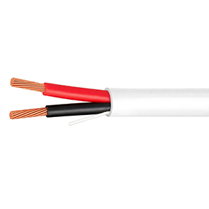 156531WH - Security Wire - 12 AWG/2 Conductor, CL3P, Unshielded, Plenum, Stranded Bare Copper, 1000ft - White
