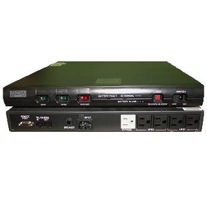 260640RM - POWERCOM KING PRO - KIN-1000 APRM, 1000VA RACKMOUNT - 1U  5 Outlets UPS