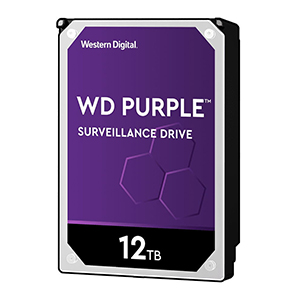 3H12WD-PR - Western Digital Purple 12TB Surveillance Hard Drive