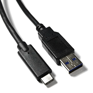 500410/03 - 3FT USB Type C Male to USB 3.0 (G1)  A-Male Cable