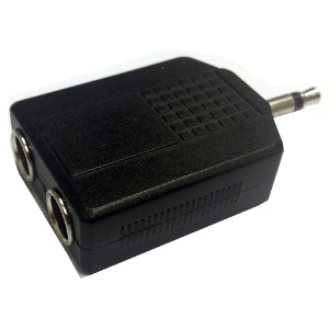 503672 - Mono Splitter - 3.5mm Male to (2)1/4" Female