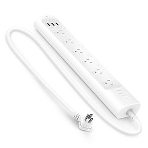 HS300 - TP-Link - Kasa Smart Wi-Fi Power Strip w/ energy monitoring