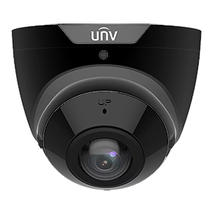 IPC3605SB-ADF16KM-I0-BK - Uniview - 5MP HD Wide Angle Intelligent IR Fixed Eyeball Network Camera - Black