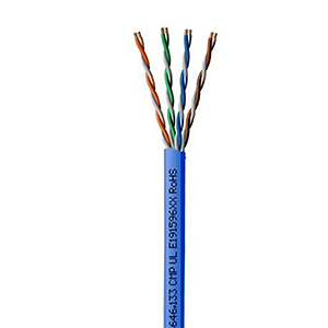 OMN-258950306 - 22AWG GameChanger CAT6, FEP/FEP, Plenum, Indoor/Outdoor UTP 1000' Reel - Blue